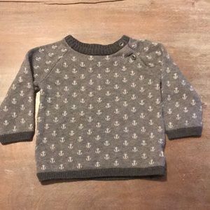 H&M 4-6 month anchor sweater